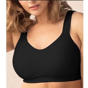 Shapermint Truekind 4X Black Daily Comfort Wireless Shaper Bra 10022 Extender